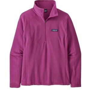 Women's Patagonia Micro D 1/4-Zip Pullover Style # 25420 Size Small Purple/Plum